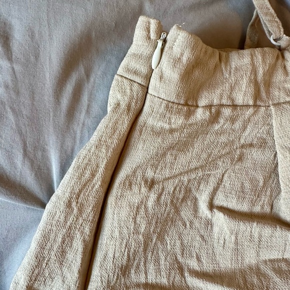 Cream Textured Crop Top - Picture 4 of 4